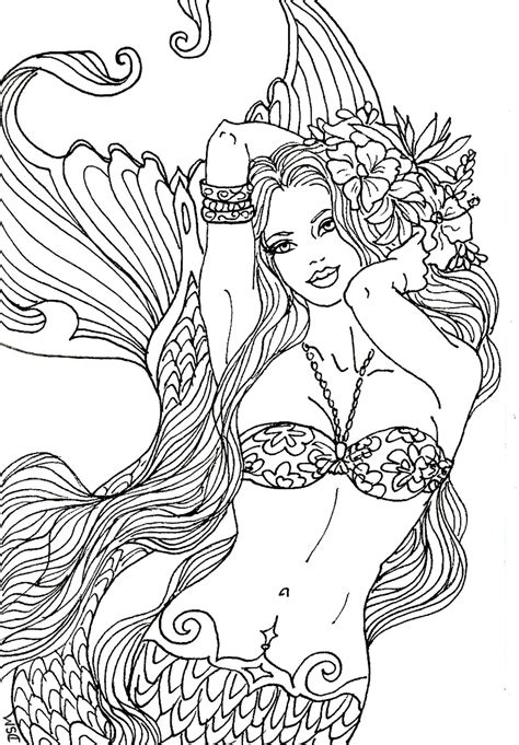 See actions taken by the people who manage and post content. Mermaid Coloring Pages for Adults - Best Coloring Pages ...