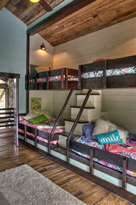 This is a cool kids room idea for those of you with hardly any space. Rustic Kids' Bedrooms: 20 Creative & Cozy Design Ideas