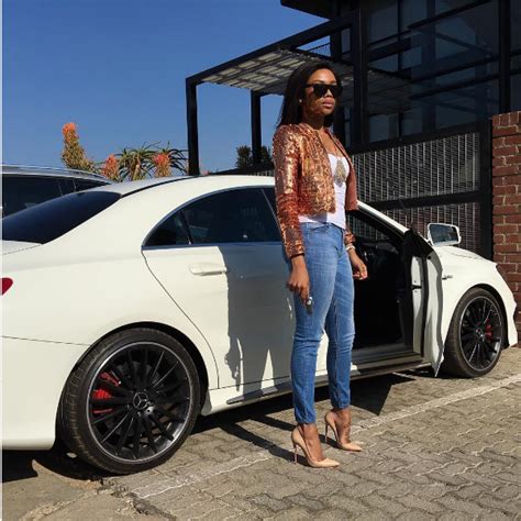 Bonang Matheba Shows Off Her Mercedes AMG Collection ...