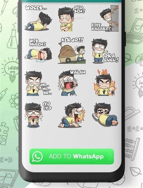 Download whatsapp gb terbaru 2021, semua versi di sini Gambar Lucu Download Stiker Wa Kocak Cara menggunakan ...