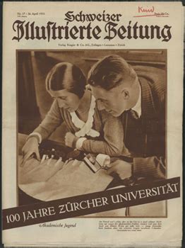 Karikaturen für den nebelspalter und für die schweizer illustrierte 175 Jahre Universität Zürich