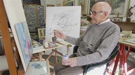 He was born in tocco da casauria in the province of chieti. Giorgio Michetti tiene 105 años y es YouTuber de Arte