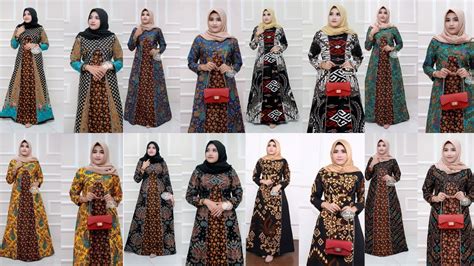 Selamat datang di grosir baju murah bmgshop! 💥LAGI TREND! MODEL BAJU GAMIS BATIK KLASIK YANG CANTIK DAN ...