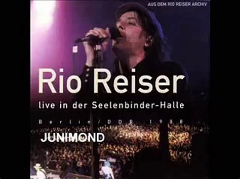 Das offizielle video zu rio reisers „junimond. Rio Reiser Junimond Seelebinder - Halle 1988 DDR Berlin ...