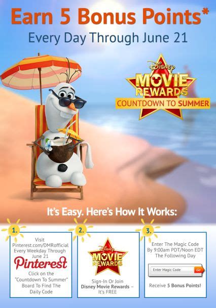 19 disney movie rewards coupons now on retailmenot. Earn bonus #Disney Movie Reward points starting June 1st ...