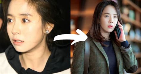 She made her acting debut in the horror film wishing stairs that was released on august 01, 2003. Actress Song Ji Hyo Stuns With Her Barely Made Up Face On ...