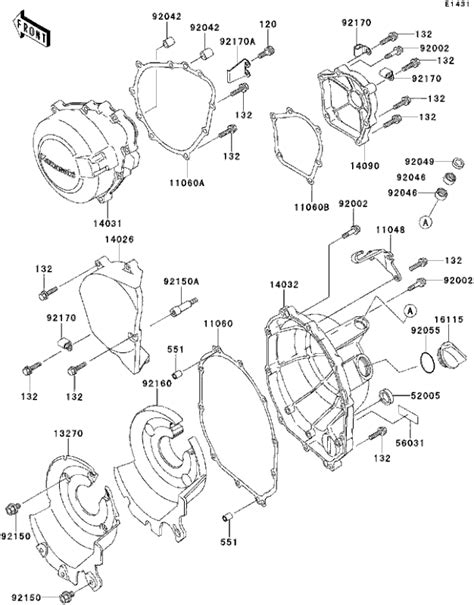 I have a zx6r 2005 with a little less than 50 000 km. Coastal Motorcycle Centre - ZX600 (NINJA ZX6R) 1996 - Engine Cover(s)