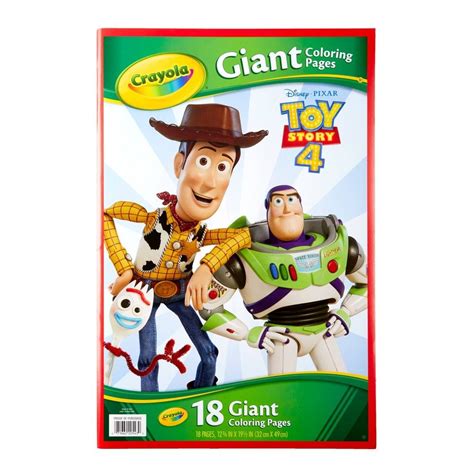 I thought it would be fun to make huge coloring sheets for the kids! Crayola 18pg Toy Story 4 Giant Coloring Book, White | Kids ...