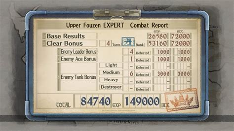 Please add a tag in square brackets to the end of the title which is pertinent. Valkyria Chronicles - Expert Upper Fouzen A Rank, 4 Turns - YouTube