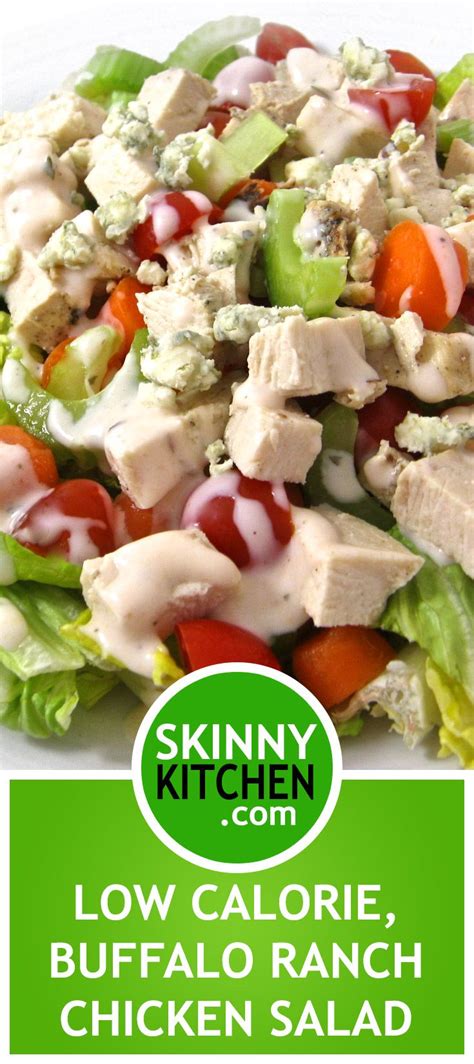 Monitor nutrition info to help meet your health goals. Low Calorie, Buffalo Ranch Chicken Salad | Low calorie ...