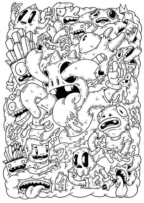Today's popular coloring pages more images. Get This Printable Doodle Art Coloring Pages for Grown Ups ...