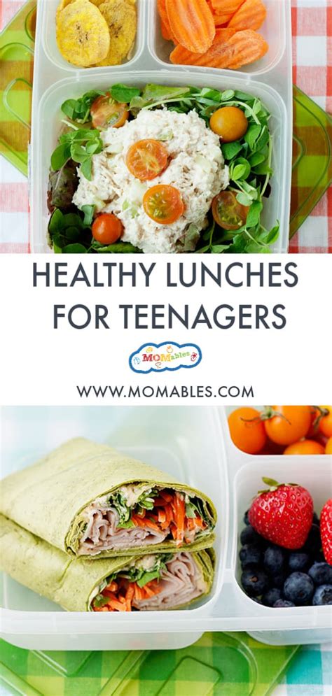 Healthy School Lunch Ideas for Teens- MOMables