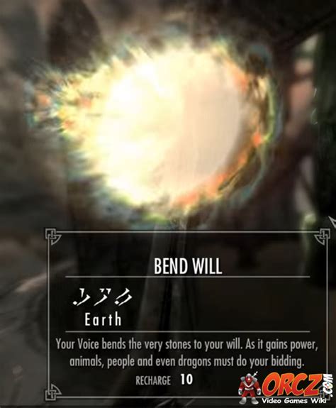 How to get all three words for dragon aspect shout in skyrim dragonborn. Skyrim Dragonborn: Bend Will - Orcz.com, The Video Games Wiki