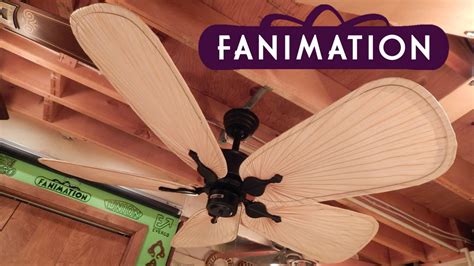 Lowes shop ceiling fan downrods in the ceiling fan parts & accessories section of lowes find quality ceiling fan downrods online or in store fanimation stafford ceiling fan free shipping today. Fanimation Islander Ceiling Fan | Oar Palm Blades - YouTube