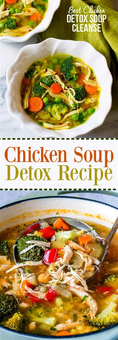 An amazing recipe for turmeric broth detox soup that is fully customizable! CHICKEN SOUP DETOX RECIPE | Recipes, Delicious soup recipes, Chicken recipes