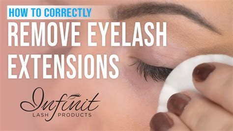 The process of applying lash extensions is simple but important. HOW TO CORRECTLY REMOVE EYELASH EXTENSIONS - YouTube