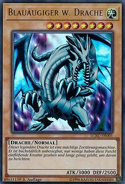 Spielmatte zum besseren und stilechten spielen. Blauäugiger w. Drache - Yu-Gi-Oh! | Amazing Toys Comic ...