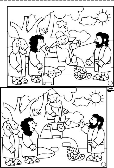 Free printable coloring pages zacchaeus ofgodanddice com. zacchaeus craft printable - PrintableTemplates