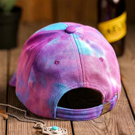 Never sure which is better :pi really like the way mine turned out but if you want a more vibrant. Tie Dye Baseball Cap - Purple - Airygal