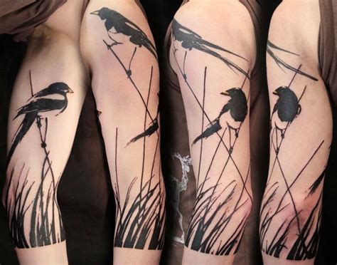 7,109 likes · 75 talking about this · 73 were here. Gene Coffey | Nature tattoos, Magpie tattoo, Black bird tattoo