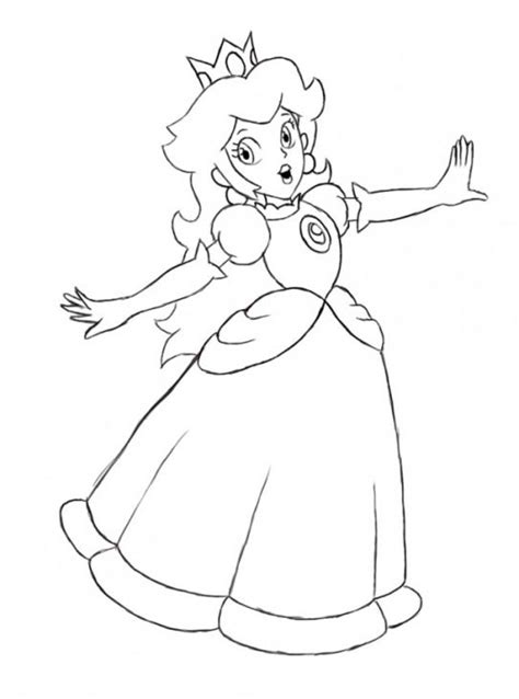 She is the pink golden counterpart of princess peach and is a heavyweight racer. Mario Kart Peach Coloring Pages at GetColorings.com | Free ...