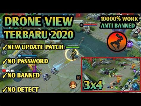 Where the appearance is wider and clearer.its function makes you unable to gang, can see the enemy more clearly and much more. Script Drone View mobile legend terbaru 2020 | 3x4 10000% ...