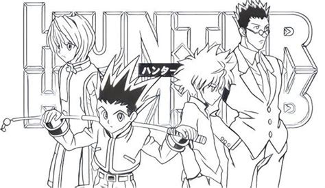 Hobbyists of anime coloring pages haikyuu are finding this to be a fun exercise and are using their finished artwork pieces in craft projects. Hunter X Hunter Coloring Page | Hunter x hunter, Coloring ...