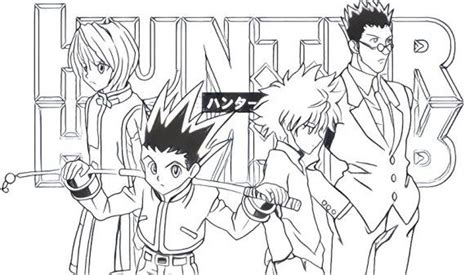 Pixiv has updated the privacy policy as from may 31, 2021. Hunter X Hunter Coloring Page | Hunter x hunter, Coloring ...