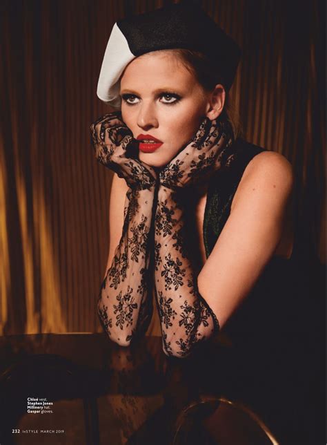 Её мать — нидерландка, а отец — англичанин. LARA STONE in Instyle Magazine, March 2019 - HawtCelebs