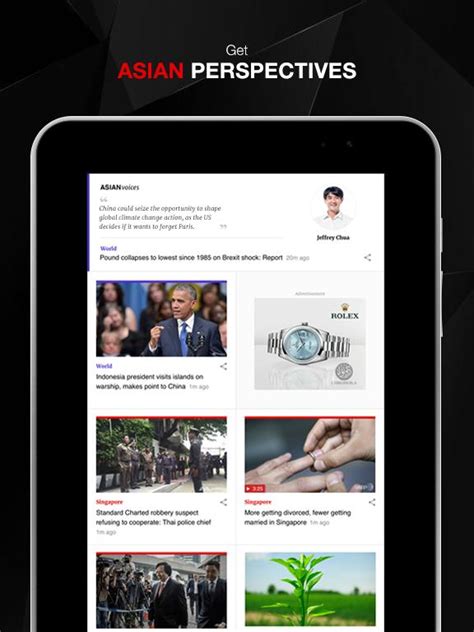 Watch tv shows live or on demand. Channel NewsAsia - Android Apps on Google Play