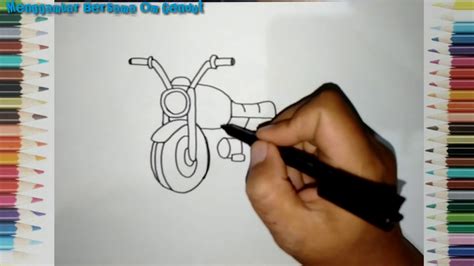 Cara gambar moto gp galeriotto. Cara menggambar sepeda motor dengan mudah || how to draw ...