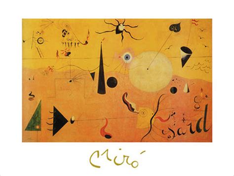 Weitere ideen zu joan miro, kunstdruck, kunst. Joan Miro - Paysage Catalan - Kunstdruck - 80x60
