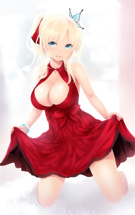 Ash blonde locks mixed with light brown can create a beautiful ombre that will make you forget about touchups for a long time. Wallpaper : illustration, blonde, long hair, anime girls ...