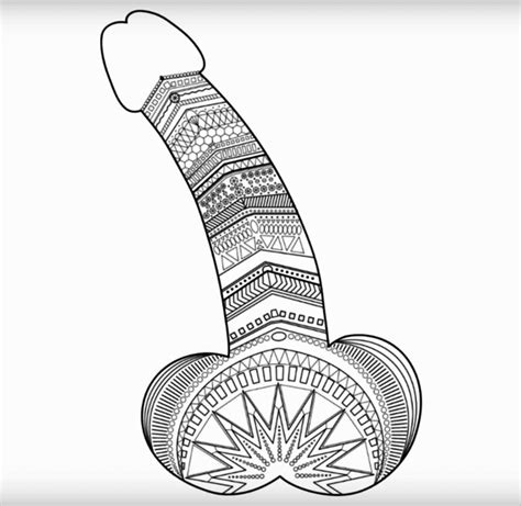Cock coloring book for most of the pages are a single penis with intricate designs all over it and a blank background, so the design probably takes up. Un site pour apprendre à dessiner - Insolite
