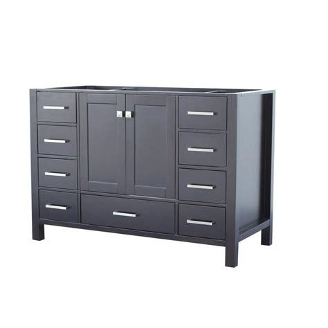 Bathroom vanities come with rectangular, round, specialty and square shaped sinks. Ariel Cambridge 42 in. W Vanity Cabinet Only in Espresso ...