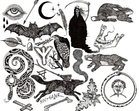 Before making yourself ready to get a tattoo, you need an. Sin Eater. Rabbits, skulls, arrows, ourobouros, snakes. | Nordic tattoo, Sketch tattoo design