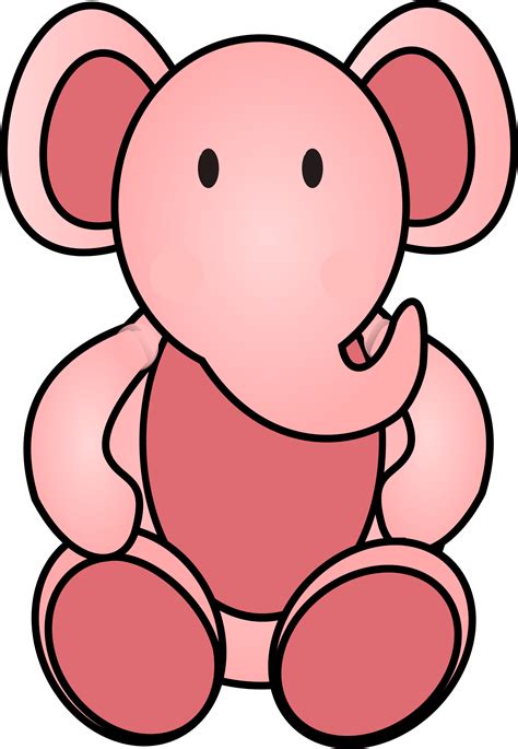 As an infant, he was harassed for his abnormal ears. Clipart - Pink elephant