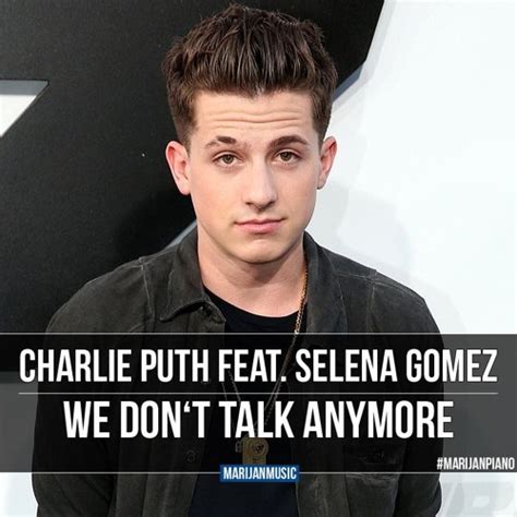 Lt → английский → charlie puth → we don't talk anymore. Charlie Puth feat. Selena Gomez - We Don't Talk Anymore ...