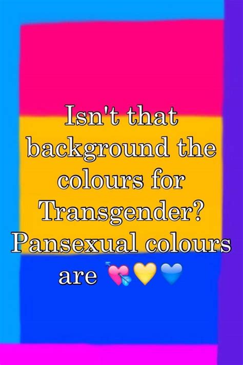 Colored pansexual symbol with drop shadow on white background. Isn't that background the colours for Transgender ...