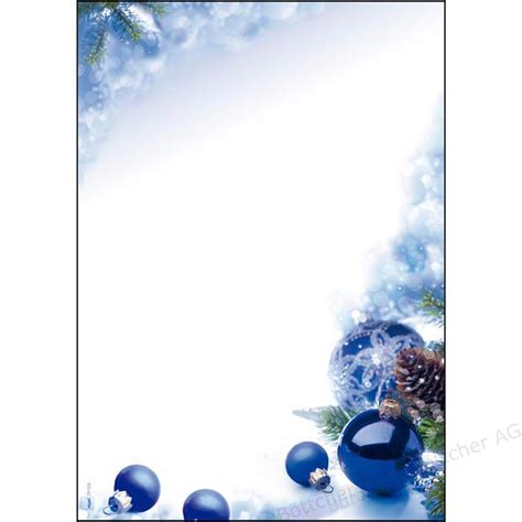 Die druckvorlagen für jedes weihnachtsbriefpapier sind sowohl liniert wie auch ohne linien erhältlich. Sigel DP034 Weihnachtsbriefpapier A4 Blue Harmony ...