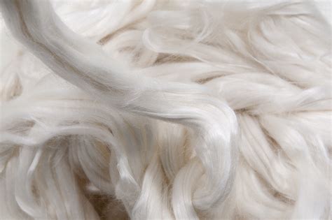 Silk images of natural fibres. Bamboo Silk Fibre • Materia