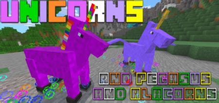 Complete minecraft pe mods and addons make it easy to change the look and feel of your game. UNICORNS Minecraft PE Addon/Mod 1.14.2.51, 1.14.1, 1.14.0 ...