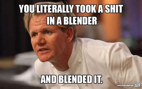 Gordon james ramsay, né le 8 novembre 1966 1 à johnstone en écosse, est un chef cuisinier et restaurateur britannique. 33 Gordon Ramsay Memes That Are So Bad We Called The Police