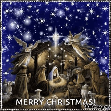 Christmas gifs @ giphy.com an online database of gifs aka animated stickers or short looping videos. Birth Of Christ Merry Christmas GIF - BirthOfChrist MerryChristmas Nativity - Discover & Share GIFs