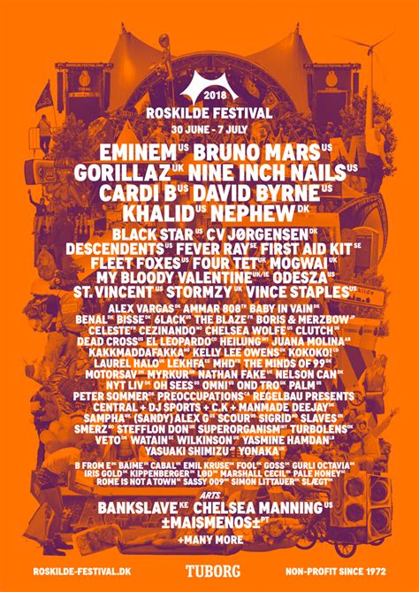 2019 marks the 49th festival (49 total). Roskilde Festival Announces 2018 Lineup Featuring Myrkur ...