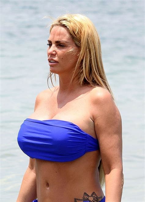 Bikini-Wearing Katie Price Showing Her Passable Body in ...