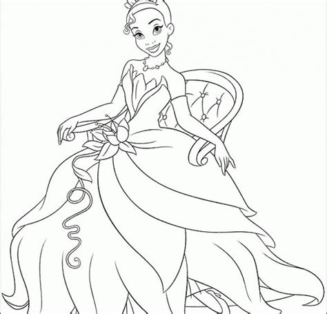 Download Tiana Coloring Pages - Coloring Home