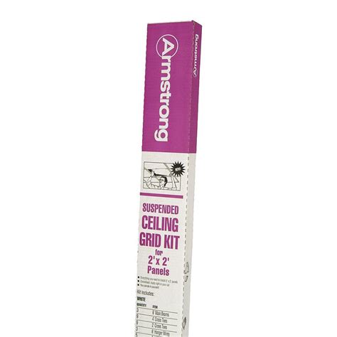 Armstrong suspended ceiling is quite simple and concise. Armstrong 2 ft. x 2 ft. Suspended Ceiling Installation Kit ...