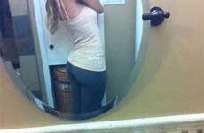 selfie college bathroom girl girls hot yoga mirror girlsinyogapants pants tweet