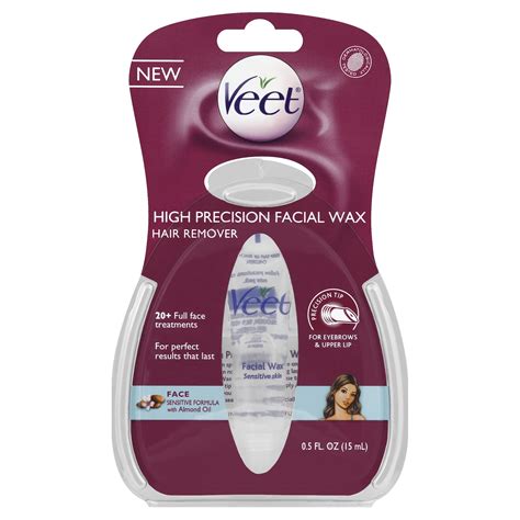 I used veet's fast acting gel cream hair remover pump sensitive on my legs and underarms and found it highly effective. Veet High Precision Facial Wax Hair Remover, 0.5 Ounce ...